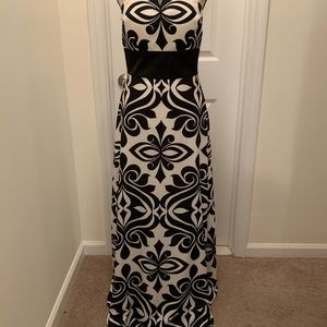 White House black market strapless dress